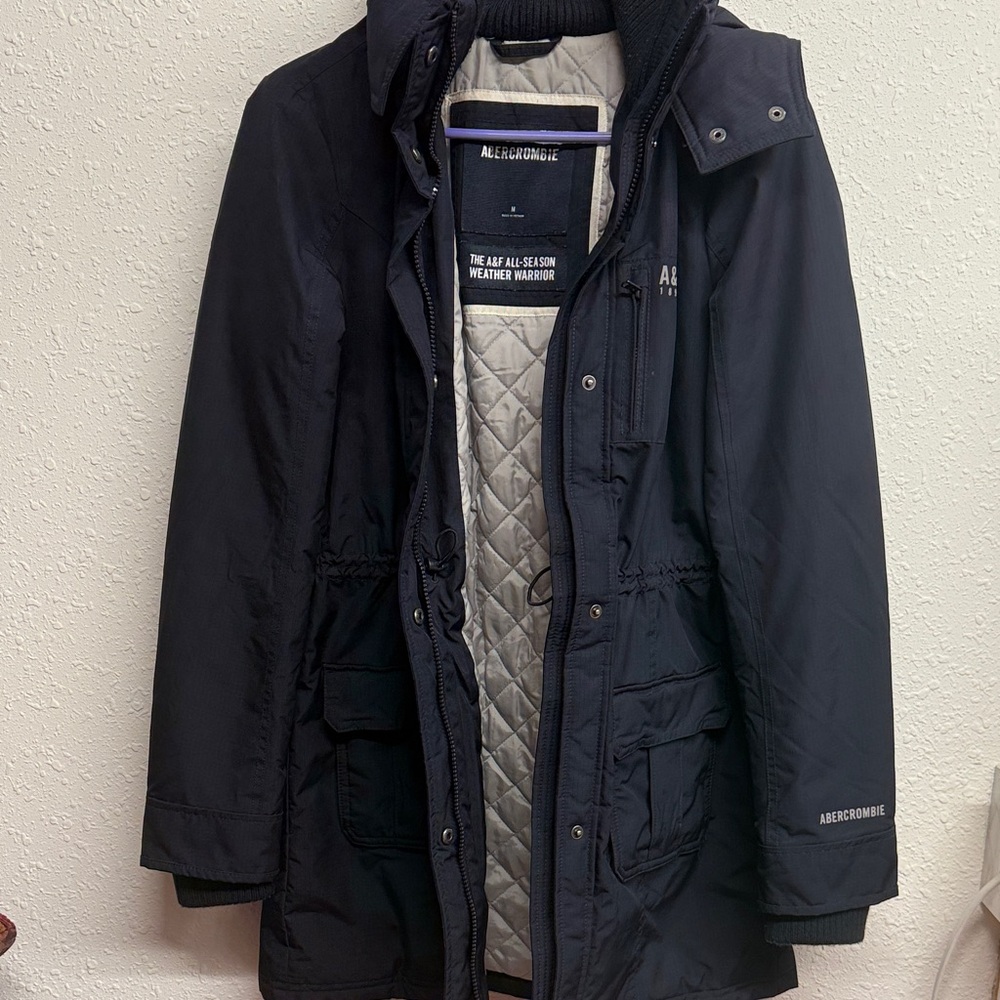 Abercrombie & Fitch Woman’s Navy All Season Weather Warrior